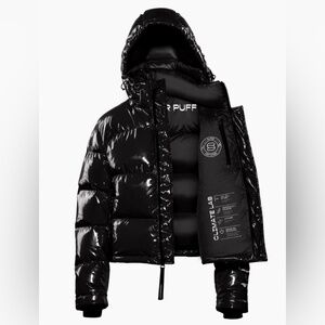 Aritzia The Super Puff Shorty Black LACQUER **LIKE NEW/SOLD OUT**